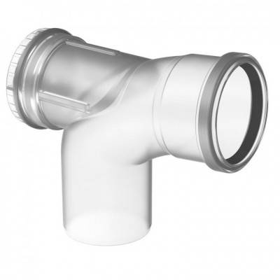 Будкрам купить Bosch Отвод FC-SER80-87 на 87° с ревизионным люком для конденсационных котлов, диаметр 80 мм