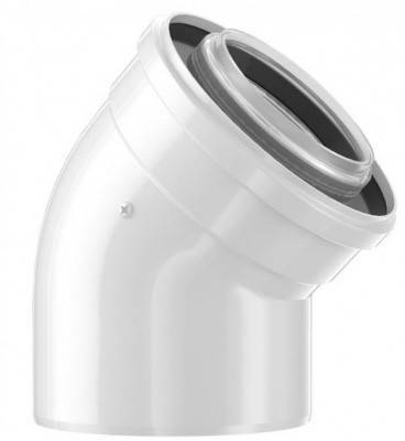 Будкрам купить Bosch Отвод коаксиальный AZB 911 на 45° для конденсационных котлов