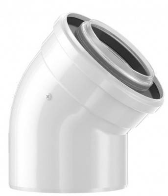Будкрам купить Bosch Отвод коаксиальный FC-CE60-45 на 45° для конденсационных котлов