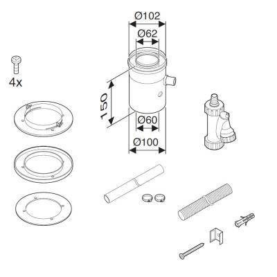 Будкрам купить Bosch Участок трубы для сбора конденсата AZ 402 Bosch Участок трубы для сбора конденсата AZ 402 2