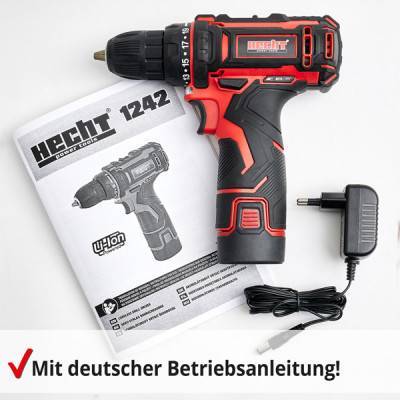 Будкрам купити Акумуляторний шуруповерт HECHT 1242 Акумуляторний шуруповерт HECHT 1242 6