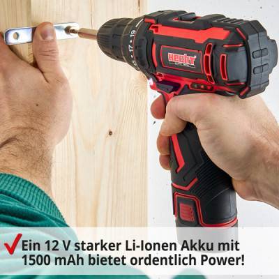 Будкрам купити Акумуляторний шуруповерт HECHT 1242 Акумуляторний шуруповерт HECHT 1242 11