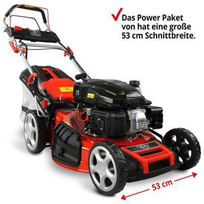 Будкрам купить Газонокосилка бензиновая HECHT 554 SXE 5in1 Газонокосилка бензиновая HECHT 554 SXE 5in1 4