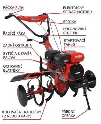 Будкрам купити Культиватор бензиновий HECHT 7100 Культиватор бензиновий HECHT 7100 7