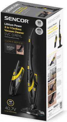 Будкрам купити Акумуляторний пилосос Sencor SVC0741YL-EUE3 Акумуляторний пилосос Sencor SVC0741YL-EUE3 16