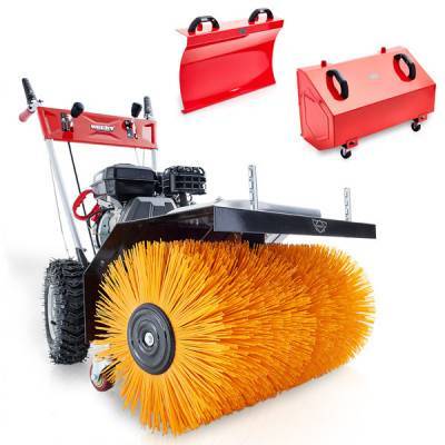 Будкрам купити Бензинова підмітальна щітка 3в1 HECHT 8615 