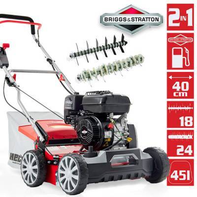 Будкрам купить Бензиновый аэратор HECHT 5677 2-in-1 (2 вала в комплекте) Бензиновый аэратор HECHT 5677 2-in-1 (2 вала в комплекте) 2