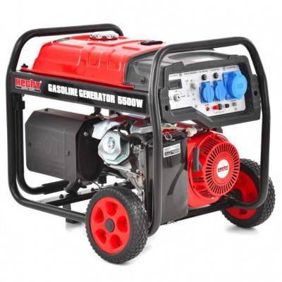 Будкрам купить Бензиновый однофазный генератор HECHT GG 6500