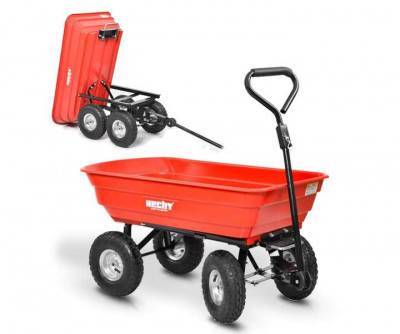 Будкрам купить Прицепная тачка самосвал HECHT 52145