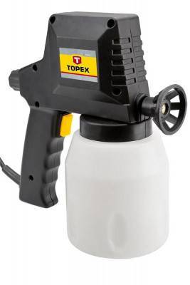 Будкрам купить Topex 75M001 Краскопульт электрический, 230 В, 45 Вт, 900мл, до 160 г/мин, регулировка, 1 кг, CE
