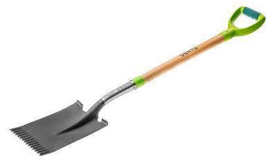 Будкрам купить Verto 15G002 Лопата прямая, деревянная ручка