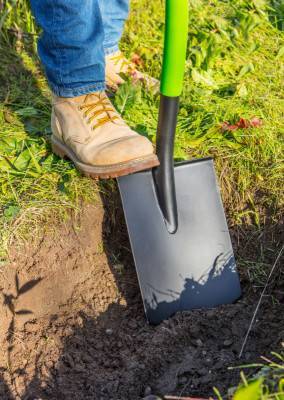 Будкрам купить Verto 15G011 Лопата, металлическая ручка, с держателем Verto 15G011 Лопата, металлическая ручка, с держателем 2