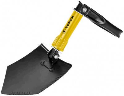 Будкрам купить Topex Лопата сапёрная складная 24,5 x 15,5 см, полная длина 58 см Topex Лопата сапёрная складная 24,5 x 15,5 см, полная длина 58 см 3