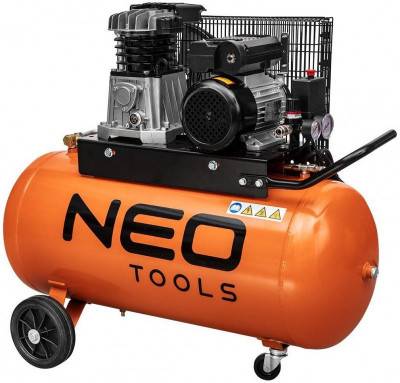 Будкрам купить Neo Tools Компрессор, 230В, 100л, 10 Бар, 280л/мин, 1500Вт, IP44