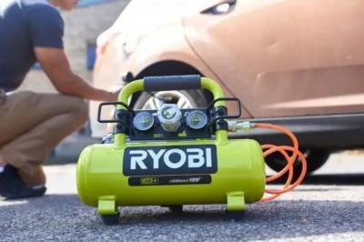 Будкрам купить Ryobi Компрессор аккумуляторный ONE+ R18AC-0 4л, 8.3 бар, 15л/мин (без АКБ и ЗУ) Ryobi Компрессор аккумуляторный ONE+ R18AC-0 4л, 8.3 бар, 15л/мин (без АКБ и ЗУ) 4