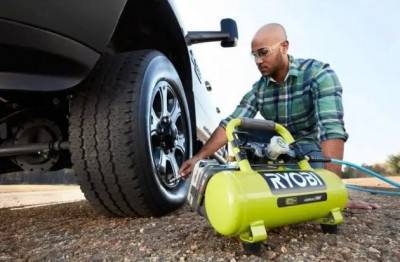 Будкрам купить Ryobi Компрессор аккумуляторный ONE+ R18AC-0 4л, 8.3 бар, 15л/мин (без АКБ и ЗУ) Ryobi Компрессор аккумуляторный ONE+ R18AC-0 4л, 8.3 бар, 15л/мин (без АКБ и ЗУ) 9