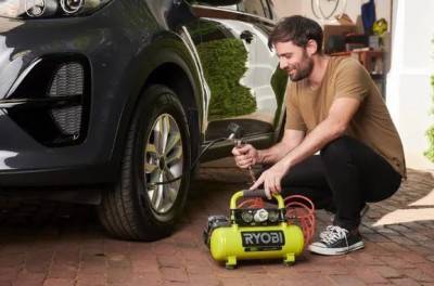 Будкрам купить Ryobi Компрессор аккумуляторный ONE+ R18AC-0 4л, 8.3 бар, 15л/мин (без АКБ и ЗУ) Ryobi Компрессор аккумуляторный ONE+ R18AC-0 4л, 8.3 бар, 15л/мин (без АКБ и ЗУ) 8