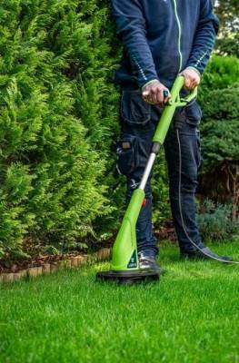 Будкрам купить Триммер садовый электрический Verto 52G550, 350 Вт Триммер садовый электрический Verto 52G550, 350 Вт 2