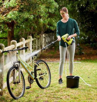 Будкрам купити Мінімийка низького тиску Ryobi RY18PWX41A-0, 18В, безщіткова, 7/22/41 бар, до 160 л/год. (без АКБ та ЗП) Мінімийка низького тиску Ryobi RY18PWX41A-0, 18В, безщіткова, 7/22/41 бар, до 160 л/год. (без АКБ та ЗП) 6