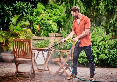 Будкрам купити Мінімийка низького тиску Ryobi RY18PWX41A-0, 18В, безщіткова, 7/22/41 бар, до 160 л/год. (без АКБ та ЗП) Мінімийка низького тиску Ryobi RY18PWX41A-0, 18В, безщіткова, 7/22/41 бар, до 160 л/год. (без АКБ та ЗП) 2