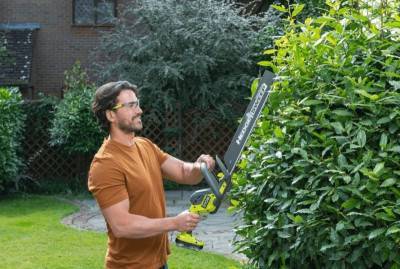 Будкрам купить Кусторез аккумуляторный Ryobi ONE+ RY18HT45A-0 , без акб Кусторез аккумуляторный Ryobi ONE+ RY18HT45A-0 , без акб 4