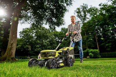 Будкрам купить Аккумуляторная газонокосилка Ryobi 36В MAX POWER RY36LMX46A-140 Аккумуляторная газонокосилка Ryobi 36В MAX POWER RY36LMX46A-140 3