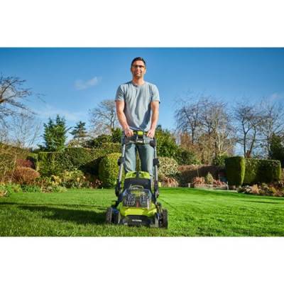 Будкрам купить Аккумуляторная газонокосилка Ryobi One+ RY18LMX40B-0, без акб Аккумуляторная газонокосилка Ryobi One+ RY18LMX40B-0, без акб 5