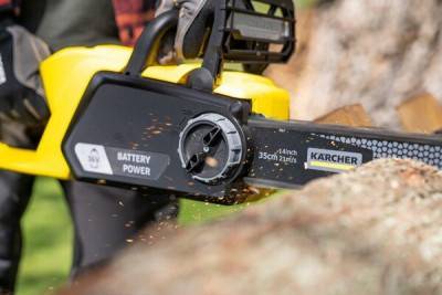 Будкрам купити Акумуляторна ланцюгова пилка Karcher CNS 36-35 Battery, швидкозарядний комплект, акб Акумуляторна ланцюгова пилка Karcher CNS 36-35 Battery, швидкозарядний комплект, акб 4