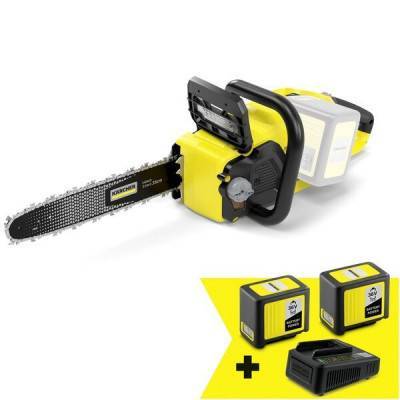 Будкрам купить Аккумуляторная цепная пила Karcher CNS 18-30 Battery, быстрозарядный комплект, акб