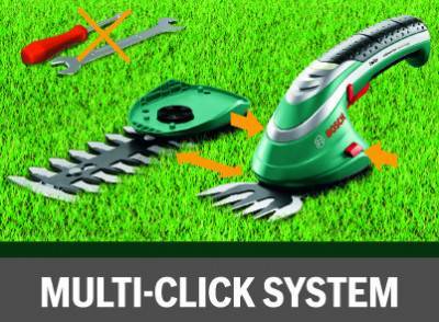 Будкрам купити Кущоріз-ножиці акумуляторний Bosch ISIO 3 у чохлі з ножем для трави, ножем кущі та з/п Кущоріз-ножиці акумуляторний Bosch ISIO 3 у чохлі з ножем для трави, ножем кущі та з/п 5