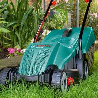 Будкрам купить Газонокосилка сетевая Bosch Rotak 32, 1200Вт Газонокосилка сетевая Bosch Rotak 32, 1200Вт 2