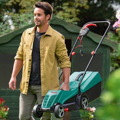 Будкрам купить Газонокосилка сетевая Bosch Rotak 32, 1200Вт Газонокосилка сетевая Bosch Rotak 32, 1200Вт 4