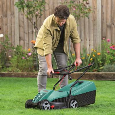 Будкрам купить Газонокосилка сетевая Bosch Rotak 32, 1200Вт Газонокосилка сетевая Bosch Rotak 32, 1200Вт 5