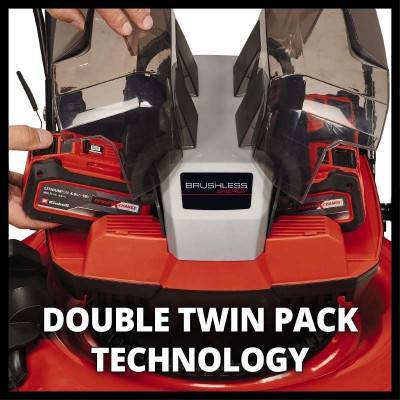 Будкрам купить Аккумуляторная бесщеточная мульчирующая газонокосилка Einhell GE-CM 36/48 Li M-Solo Аккумуляторная бесщеточная мульчирующая газонокосилка Einhell GE-CM 36/48 Li M-Solo 7