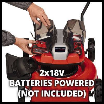 Будкрам купить Аккумуляторная бесщеточная мульчирующая газонокосилка Einhell GE-CM 36/48 Li M-Solo Аккумуляторная бесщеточная мульчирующая газонокосилка Einhell GE-CM 36/48 Li M-Solo 6