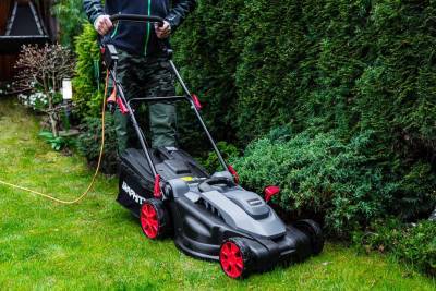 Будкрам купить Газонокосилка электрическая Graphite 59G474, 1500 Вт Газонокосилка электрическая Graphite 59G474, 1500 Вт 7