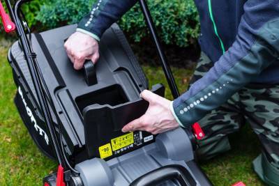 Будкрам купить Электрическая газонокосилка GRAPHITE 59G475, 2000Вт Электрическая газонокосилка GRAPHITE 59G475, 2000Вт 5