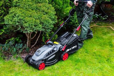 Будкрам купить Электрическая газонокосилка GRAPHITE 59G475, 2000Вт Электрическая газонокосилка GRAPHITE 59G475, 2000Вт 2