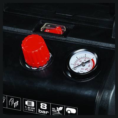 Будкрам купить Einhell Компрессор безмаслянный TC-AC 190/6/8 OF Set, 6 л, 1200 Вт, 190 л/мин Einhell Компрессор безмаслянный TC-AC 190/6/8 OF Set, 6 л, 1200 Вт, 190 л/мин 2