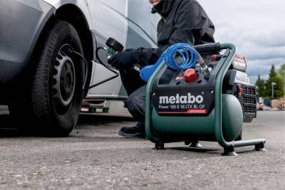 Будкрам купити Metabo Компресор POWER 160-5 18 LTX BL OF акумуляторний, Li-Power 18В, 120л/хв, 8бар, ресивер 5л Metabo Компресор POWER 160-5 18 LTX BL OF акумуляторний, Li-Power 18В, 120л/хв, 8бар, ресивер 5л 3