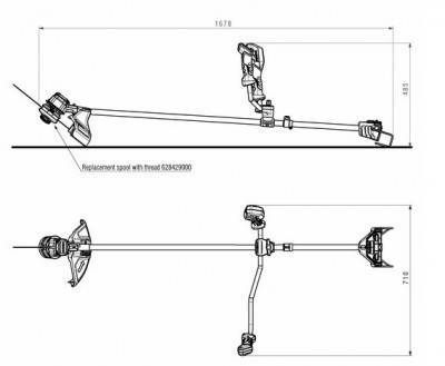 Будкрам купить Аккумуляторная садовая коса FSB 36-18 LTX BL 40 (601611850), без акб  Аккумуляторная садовая коса FSB 36-18 LTX BL 40 (601611850), без акб  15