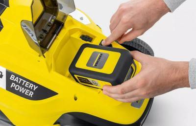 Будкрам купить Karcher Комплект газонокосилка LMO 18-33 + триммер LTR 18-25+ быстрозарядный комплект 2,5 Ач + аккумулятор 2.5Ач Karcher Комплект газонокосилка LMO 18-33 + триммер LTR 18-25+ быстрозарядный комплект 2,5 Ач + аккумулятор 2.5Ач 7