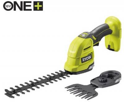 Будкрам купити Ножиці акумуляторні для трави Ryobi RY18GSA-0 і насадка-кущоріз, без акб.