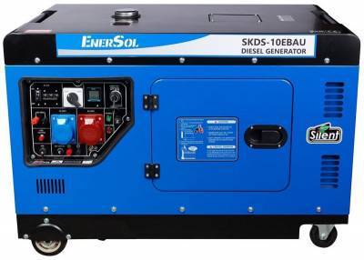 Будкрам купить Генератор дизельный EnerSol SKDS-10EBAU, 10.0 кВт, одно/трехфазный, электростарт