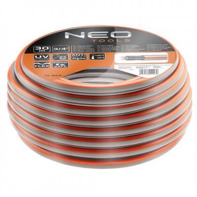 Будкрам купить Neo Tools Шланг садовый Optima, 3/4", 30м, 4 слоя, до 25 Бар, -20…+60°C Neo Tools Шланг садовый Optima, 3/4", 30м, 4 слоя, до 25 Бар, -20…+60°C 1_small