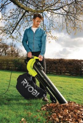 Будкрам купить Воздуходув-пылесос Ryobi RBV3000CESV, с измельчителем Воздуходув-пылесос Ryobi RBV3000CESV, с измельчителем 2