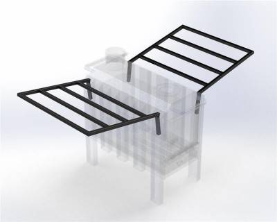 Будкрам купить KSL Сушка для печи буржуйки Воля, сталь, 513х391х15 мм