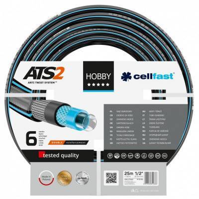 Будкрам купити Cellfast Шланг садовий HOBBY ATS 1/2", 25м, 6 шарів, до 30 Бар, -20…+60°C