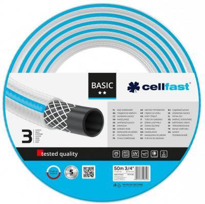 Будкрам купити Cellfast Шланг садовий BASIC 3/4' 50м, 3 шари, до 25 Бар, -20…+60°C