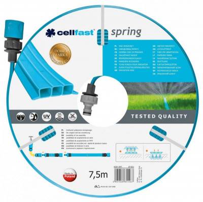Будкрам купити Cellfast Шланг зрошувальний перфорований SPRING, 7.5м